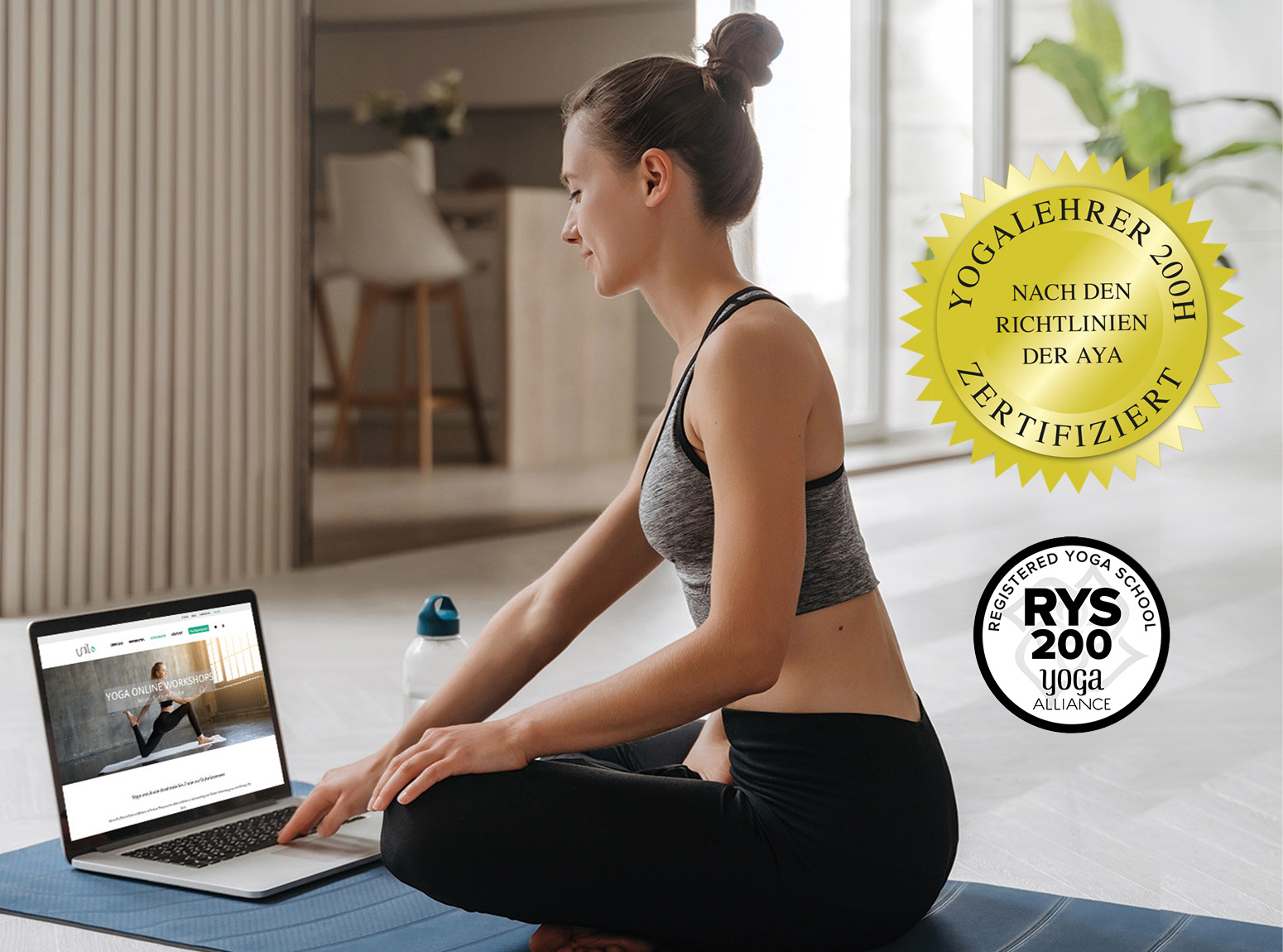 200h Yogaausbildung online AYA Zertifiziert